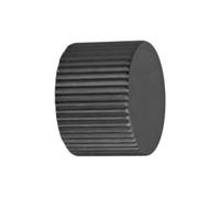 Wdbild Pomo giratorio ergonómico de metal para teclados mecánicos de PC, eje D, medio eje, aluminio, ajuste táctil preciso, perilla de teclado preciso para escribir