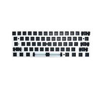 Wdbild Raven61 - Teclado de 61 teclas para entusiastas de los juegos, conexión con cable de velocidad rápida y teclado personalizable de alta detección con retroiluminación