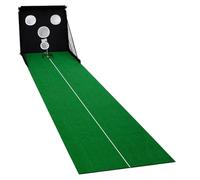 Wdbild Red portátil de práctica de golf, herramienta de entrenamiento, dispositivo de práctica de golf, red de entrenamiento fácil de usar con alfombrillas