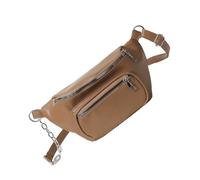 Wdbild Riñonera moderna para mujer, bolsa cruzada en el pecho, bolsa de hombro de gran capacidad con correa ajustable para uso diario esencial, Khaki, Talla única