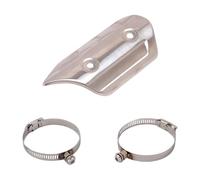 Wdbild Silenciadores universales para tubo de escape de motocicleta, protectores de talón para la mayoría de modelos de motocicleta, modificaciones de motocicleta, cubierta de protección térmica
