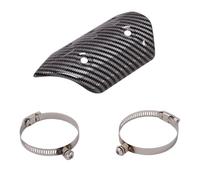 Wdbild Silenciadores universales para tubo de escape de motocicleta, protectores de talón para la mayoría de modelos de motocicleta, modificaciones de motocicleta, cubierta de protección térmica