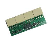 Wdbild Simulador de ventilador de computadora, emulador de ventilador de 4 puertos, controlador de velocidad de ventilador de PC, dispositivo de simulación, módulo de ventilador