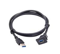 Wdbild Snapping - Cable de extensión USB 3.0 con velocidad de 5 Gbps, compatible con coches, barcos, motocicletas, cable de datos resistente a la electrónica