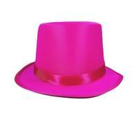 Wdbild Sombrero de magos de color brillante para mujeres y hombres con cinturón, sombreros altos, disfraz de cosplay, fiesta temática para adultos, sombreros de artistas intérpretes o ejecutantes