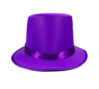 Wdbild Sombrero de magos de color brillante para mujeres y hombres con cinturón, sombreros altos, disfraz de cosplay, fiesta temática para adultos, sombreros de artistas intérpretes o ejecutantes