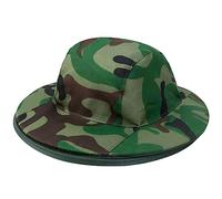 Wdbild Sombrero de pesca con red portátil para hombre, a prueba de sol, ligero, camping, senderismo, transpirable, hilo de red, pescador, ala ancha, sombrero de ala ancha con solapa de red para el