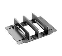 Wdbild Soporte ajustable de aluminio para laptop, organizador de escritorio para portátiles/tabletas, soporte vertical para ahorro de espacio