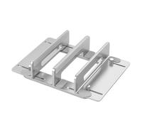 Wdbild Soporte ajustable de aluminio para laptop, organizador de escritorio para portátiles/tabletas, soporte vertical para ahorro de espacio