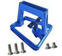 Wdbild Soporte de aleación de aluminio para estante delantero, adaptador de base de bicicleta, soporte de bloque para bicicleta, adaptador de base de nariz delantera
