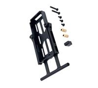 Wdbild Soporte de batería de aluminio fácil de instalar para parachoques trasero para control remoto 1/12, accesorio de modificación de coche, pieza de vehículo, soporte de batería de coche