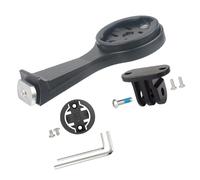 Wdbild Soporte de extensión para manillar de bicicleta, frente de computadora, soporte de extensión de carretera, soportes de luz para computadora