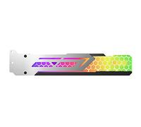 Wdbild Soporte de GPU para tarjeta gráfica RGB LED iluminada, soporte para tarjetas gráficas, control a través de la placa base con soporte para tarjetas gráficas iluminadas por LED RGB de 3 pines de