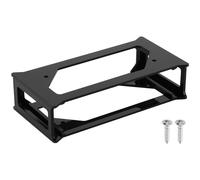 Wdbild Soporte de pared acrílico para escritorio de pared, accesorios ergonómicos, organización, almacenamiento, soporte de repuesto para gestión de cables, estación de acoplamiento