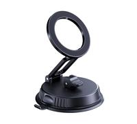 Wdbild Soporte de teléfono de doble centro ajustable 180 con base de vacío para la mayoría de teléfonos y superficies lisas, soporte de coche para todos los teléfonos