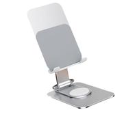 Wdbild Soporte giratorio de 360 grados para teléfono, tablet, mesa, ángulos, ajustable, plegable, múltiples