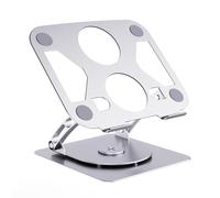 Wdbild Soporte giratorio de 360° para laptop con diseño hueco para disipación de calor, altura ajustable, soporte para portátiles de hasta 15.9 pulgadas