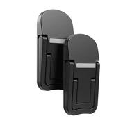 Wdbild Soporte invisible doble para laptop, ahorra espacio con doble ranura y características ajustables para cuaderno de oficina, soporte ajustable