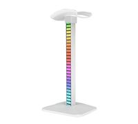 Wdbild Soporte para auriculares RGB con entrada USB YpeC, soporte para auriculares para juegos, tipo C, mesa de escritorio para jugadores rápidos