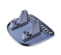 Wdbild Soporte para teléfono móvil multifuncional antideslizante para salpicadero de coche, soporte giratorio para teléfonos celulares con/sin soporte de número de aparcamiento