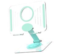 Wdbild Soporte plegable para cuaderno con base giratoria de altura ajustable para oficina y hogar, soporte de refrigeración multiusos para laptop
