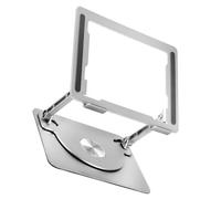 Wdbild Soporte plegable para laptop, giratorio de 360°, soporte para tabletas de refrigeración, soporta hasta 17 pulgadas, soporte de aluminio para laptop
