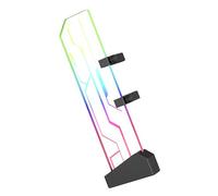 Wdbild Soporte VGA de vidrio endurecido vertical para tarjetas gráficas con base para GPU, mejora la tarjeta de video para juegos de PC