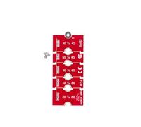 Wdbild Soportes adaptadores de longitud NGFFs/NVME que mejoran la gestión de cables para extensor NVME 2230 2242 2260 2280