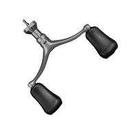 Wdbild Spinnings Reel Rockers Arm Mango de caña de pescar, mango de carrete de pesca, agarre doble/individual, brazo basculante atornillado, mejoras de equipo