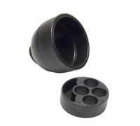 Wdbild Tapones de extremo de cordón, protectores de cuerda elástica, cubiertas decorativas para nudos, tapones de cordón ajustables, tapas duraderas