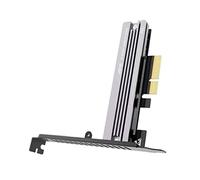 Wdbild Tarjeta adaptadora M.2 NVMe SSD a PCIe X16 de 64 Gbps SSD PCI Express Converter M Key B&M Key