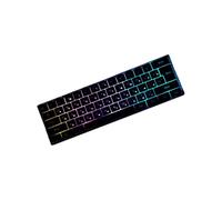 Wdbild Teclado con cable USB de 61 teclas, teclados de membrana de sensación mecánica para PC, portátil, computadora, ergonómico, con cable mecánico