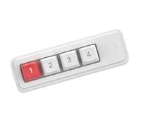 Wdbild Teclado mecánico para juegos de 4 teclas, personalizable con cambio en caliente, iluminación LED, teclado pequeño programable, teclado para juegos