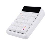Wdbild Teclado numérico mecánico para computadora con función de calculadora, 17 teclas y teclado numérico programable
