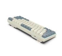 Wdbild Teclados mecánicos para juegos de 61 teclas, teclado retroiluminado LED azul hielo para jugadores de PC, teclados retroiluminados coloridos