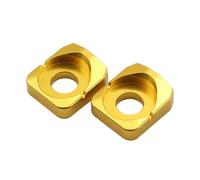 Wdbild Tensor de cadena de motocicleta para ejes traseros, bloques de ejes de rueda, espaciador de cubo para rueda trasera de moto de cross, bloque de mecanismo ajustable