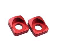 Wdbild Tensor de cadena de motocicleta para ejes traseros, bloques de ejes de rueda, espaciador de cubo para rueda trasera de moto de cross, bloque de mecanismo ajustable