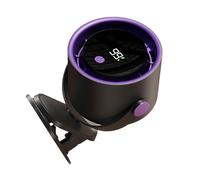 Wdbild Ventilador de control remoto de escritorio con pantalla digital, rotación de 360 grados, ajustable, clip de clip, para oficina, velocidad rápida, potente clip de refrigeración