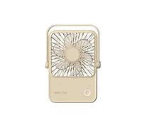 Wdbild Ventilador de escritorio pequeño silencioso USB con mesa de soporte plegable de 1200 mAh, escritorio recargable con 3 velocidades para exteriores