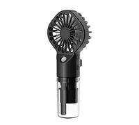 Wdbild Ventilador de mano portátil con 4 velocidades ajustables, bolsillo de refrigeración silencioso para mujeres y hombres, refrigeración silenciosa para el dormitorio del hogar