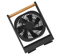 Wdbild Ventilador de mesa con carga USB y opción de 4 velocidades, solución de refrigeración de oficina, textura para una refrigeración silenciosa y eficaz, ventilador de aire portátil