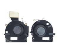 Wdbild Ventilador de refrigeración para CPU GPU, ventilador de repuesto para computadora OMEN 16-B 16-C M75487-001 M75488-001 ventilador de refrigeración de repuesto para laptop F