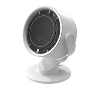 Wdbild Ventilador multifuncional para colgar en la pared, ventilador de refrigeración de 4000 mAh, 100 velocidades, textura ABS ajustable, apto para uso en interiores y exteriores, montado en la pared