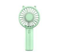 Wdbild Ventilador portátil de mano recargable de 300 mAh, 3 velocidades, electricidad, silencioso, para exteriores