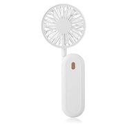Wdbild Ventilador portátil para colgar en el cuello, manos de carga USB, 3 ajustes de velocidad, enfriador de aire, ventilador pequeño para tienda de cultivo