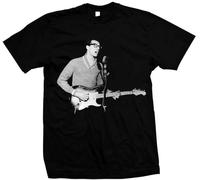 WDCzzFD 2688 Charles Hardin Holley - Buddy Holly - Pre-Shrunk 100% Cotton t-Tshirts Camisetas y Tops(Small)
