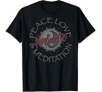 WDCzzFD 28- Namaste Spiritual Peace Yoga Love Meditation Yin Yang T Tshirts Camisetas y Tops(X-Large)