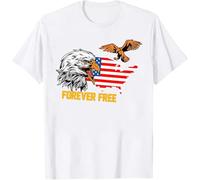 WDCzzFD 28- USA American Patriot Land of Free Brave Patriot Flag Allegiance T-Tshirts Camisetas y Tops(X-Large)