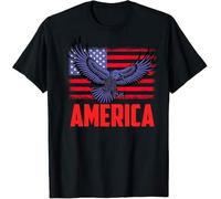 WDCzzFD 31- USA American Patriot Land of Free Brave Patriot Flag Allegiance T-Tshirts Camisetas y Tops(X-Large)