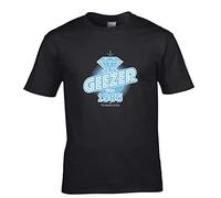 WDCzzFD 33rd Birthday T Tshirts Camisetas y Tops Diamond Geezer Since 1985 The Genuine Article White Black(Small)